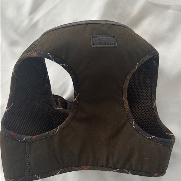 Barbour Wax Step In Dog Harness with Plaid Trim! Size Large (25 pounds) - Picture 3 of 10